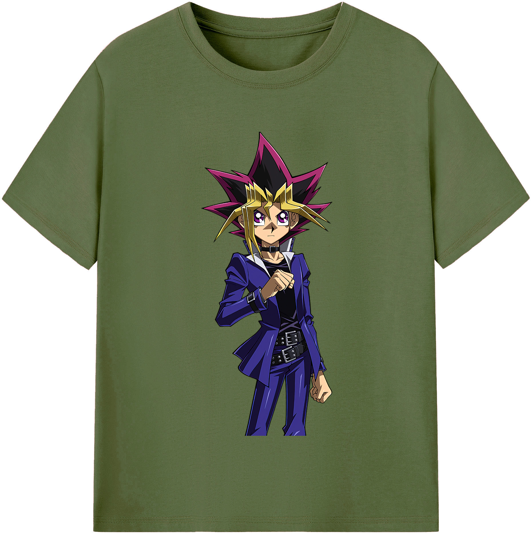 （画像用） 遊☆戯☆王 Yu-Gi-Oh! 綿100％半袖Tシャツ（フロントプリント）